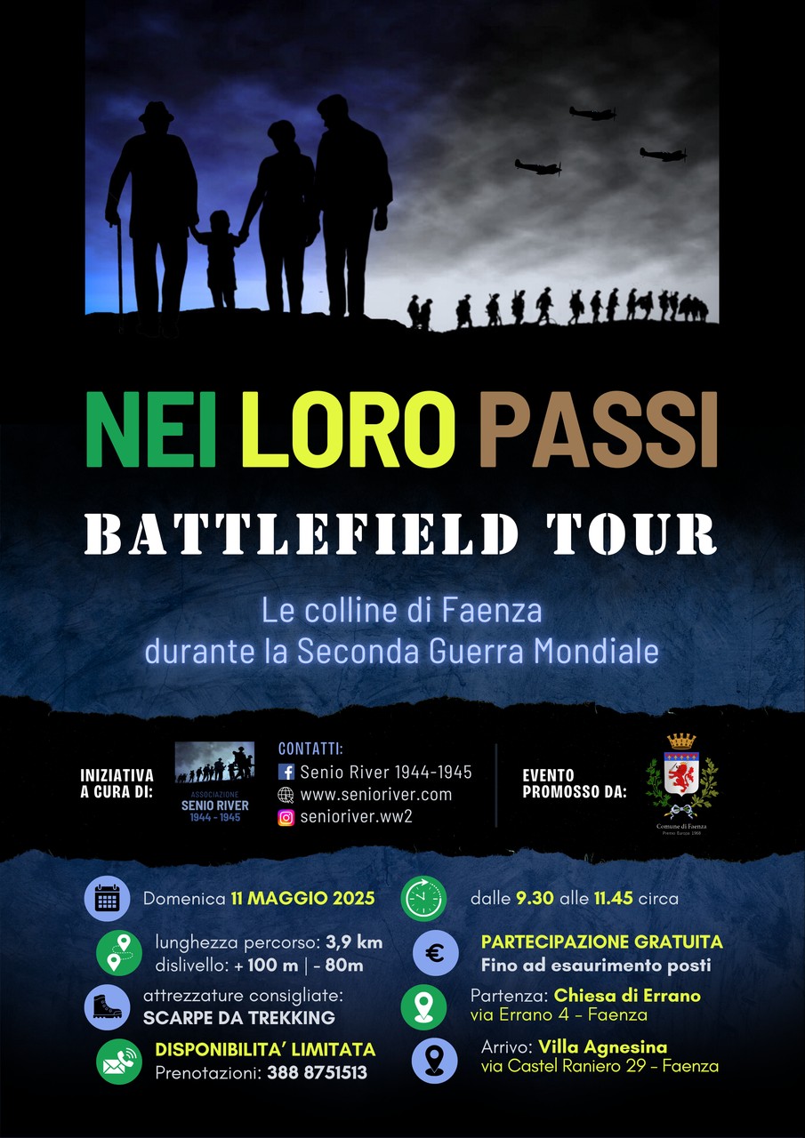 "Nei loro passi" Battlefield Tour: le colline di Faenza durante la Seconda Guerra Mondiale,